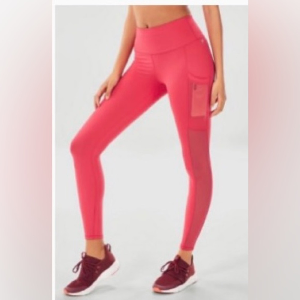 Fabletics on the go power hold high waisted leggings small